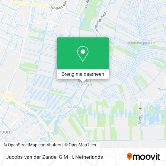 Jacobs-van der Zande, G M H kaart