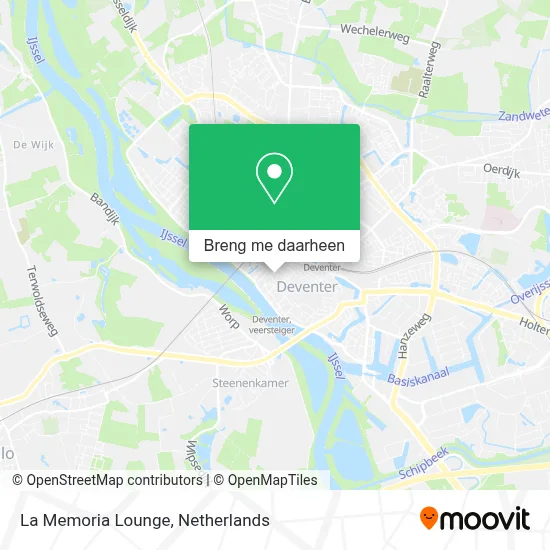 La Memoria Lounge kaart