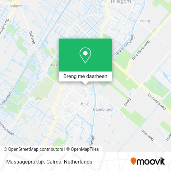 Massagepraktijk Calma kaart