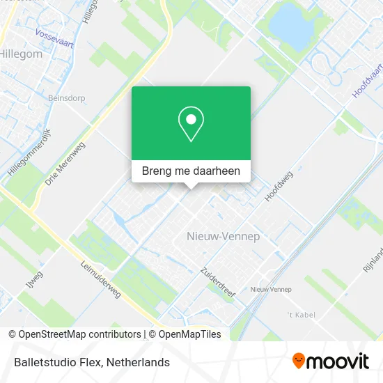 Balletstudio Flex kaart