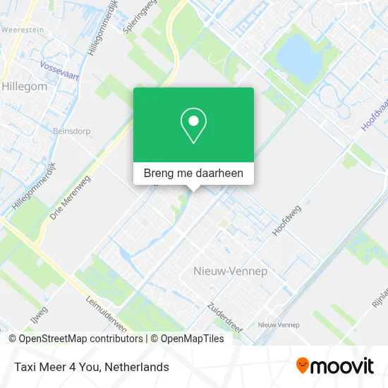 Taxi Meer 4 You kaart