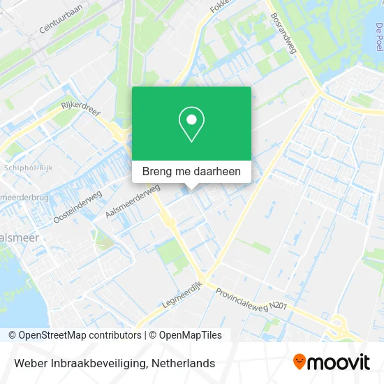 Weber Inbraakbeveiliging kaart