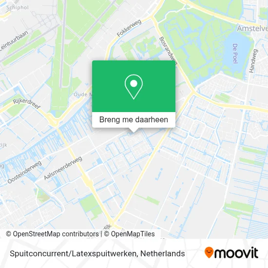 Spuitconcurrent / Latexspuitwerken kaart