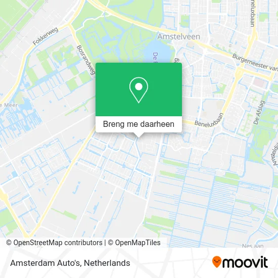 Amsterdam Auto's kaart