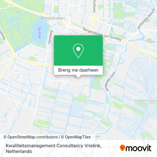 Kwaliteitsmanagement Consultancy Vrielink kaart