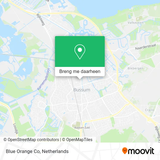 Blue Orange Co kaart