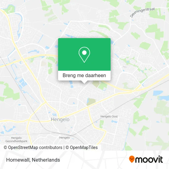 Homewall kaart