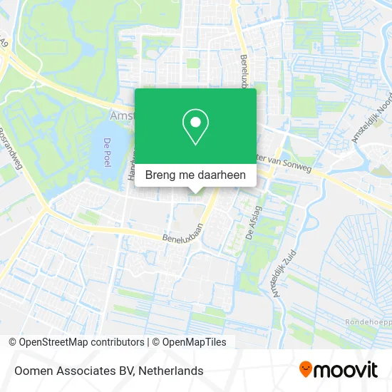 Oomen Associates BV kaart