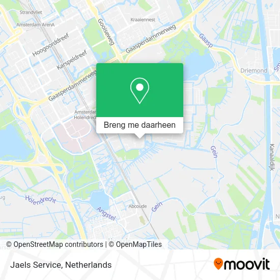 Jaels Service kaart