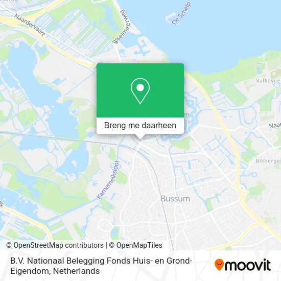 B.V. Nationaal Belegging Fonds Huis- en Grond-Eigendom kaart