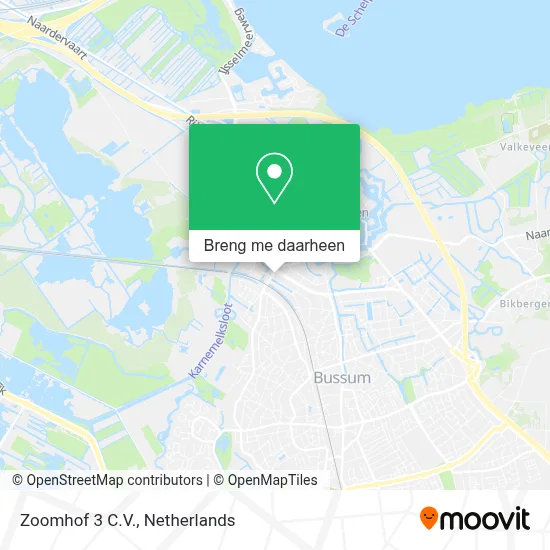 Zoomhof 3 C.V. kaart