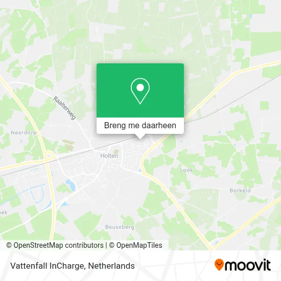 Vattenfall InCharge kaart