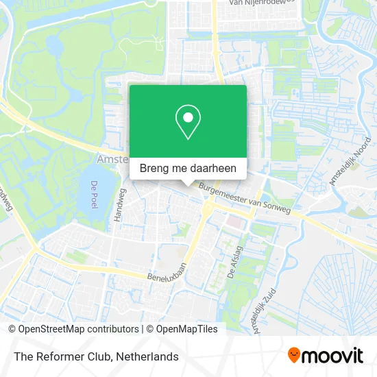 The Reformer Club kaart