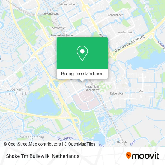 Shake Tm Bullewijk kaart