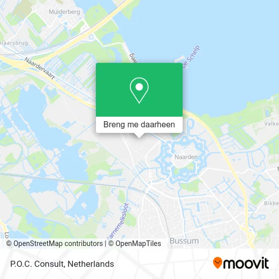 P.O.C. Consult kaart