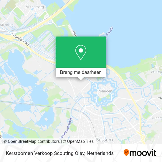Kerstbomen Verkoop Scouting Olav kaart