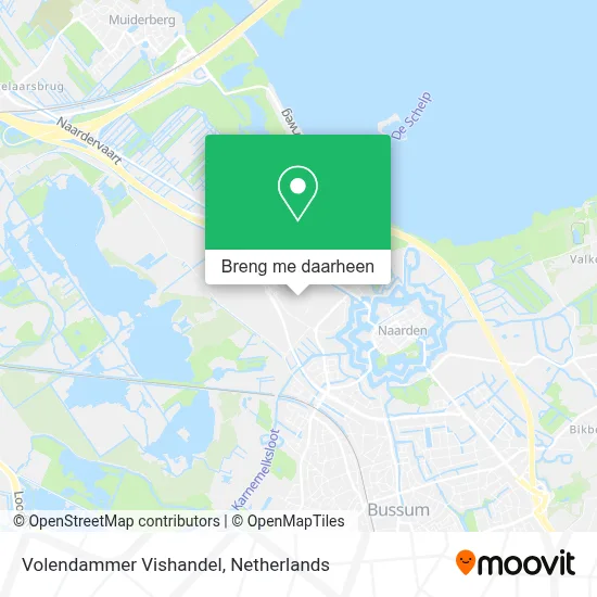 Volendammer Vishandel kaart