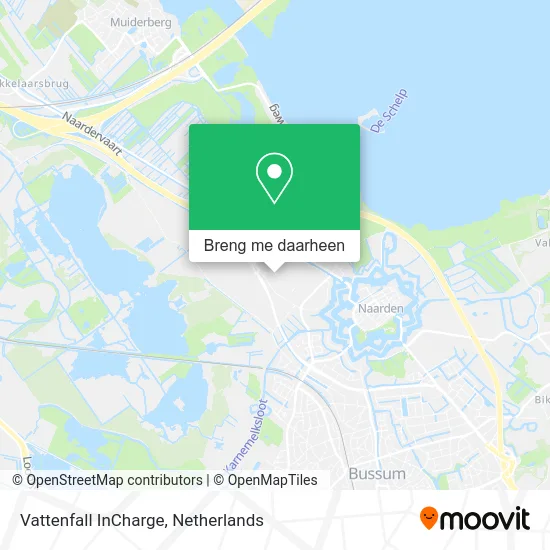 Vattenfall InCharge kaart