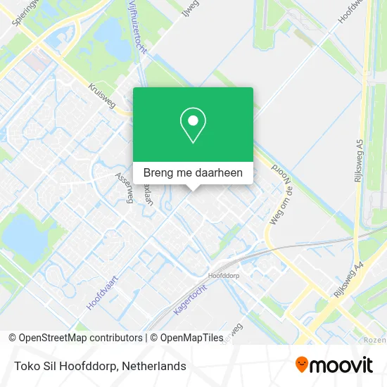 Toko Sil Hoofddorp kaart