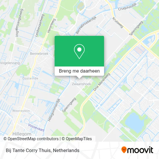 Bij Tante Corry Thuis kaart