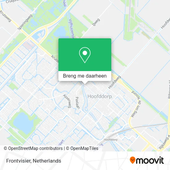 Frontvisier kaart