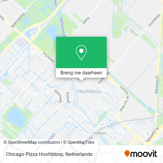 Chicago Pizza Hoofddorp kaart