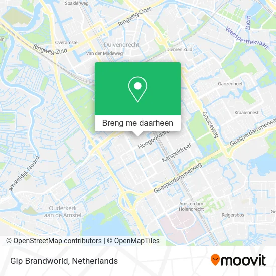 Glp Brandworld kaart
