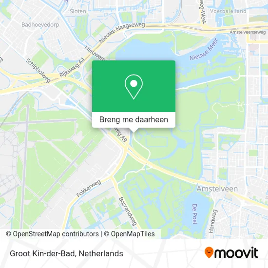 Groot Kin-der-Bad kaart