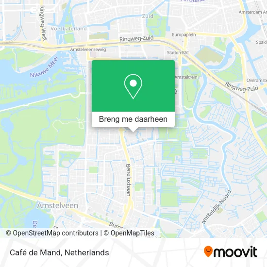 Café de Mand kaart