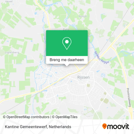 Kantine Gemeentewerf kaart