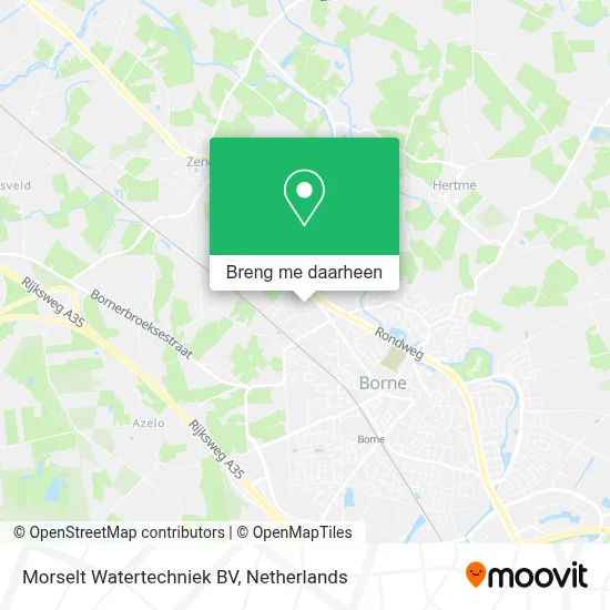 Morselt Watertechniek BV kaart