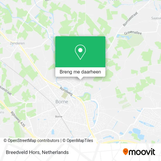 Breedveld Hors kaart