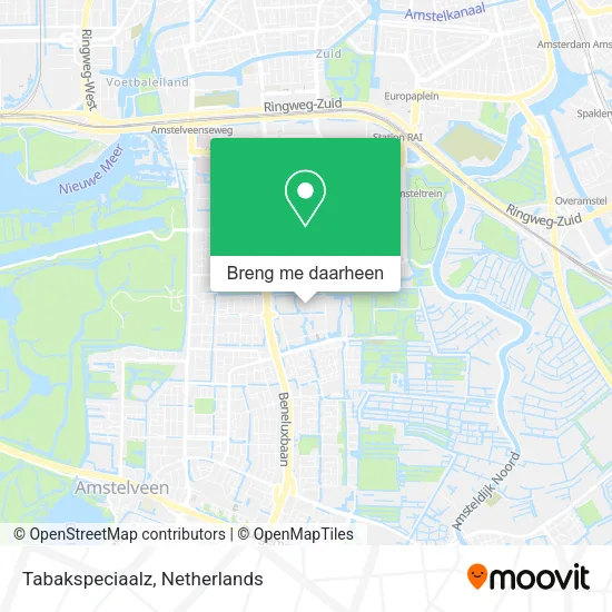 Tabakspeciaalz kaart