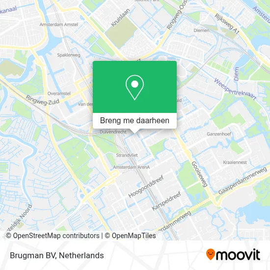 Brugman BV kaart