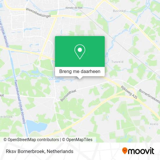Rksv Bornerbroek kaart