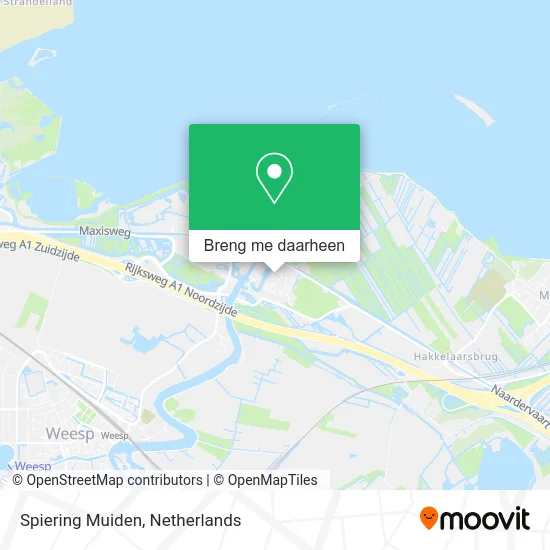Spiering Muiden kaart
