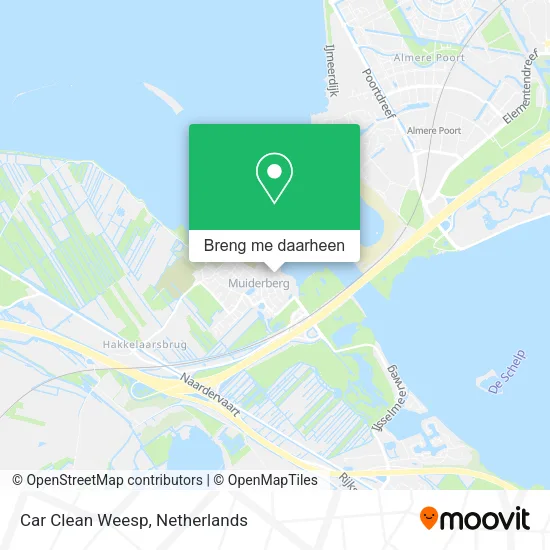 Car Clean Weesp kaart