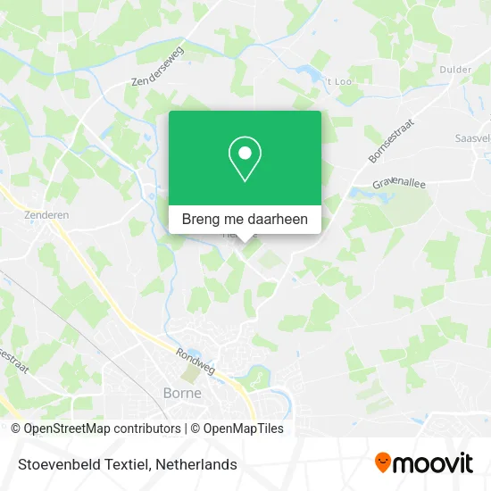 Stoevenbeld Textiel kaart