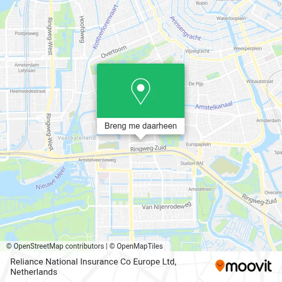 Reliance National Insurance Co Europe Ltd kaart