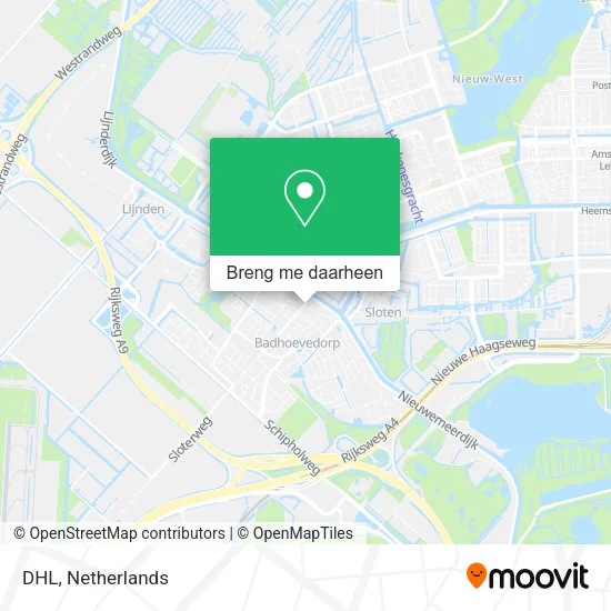 DHL kaart