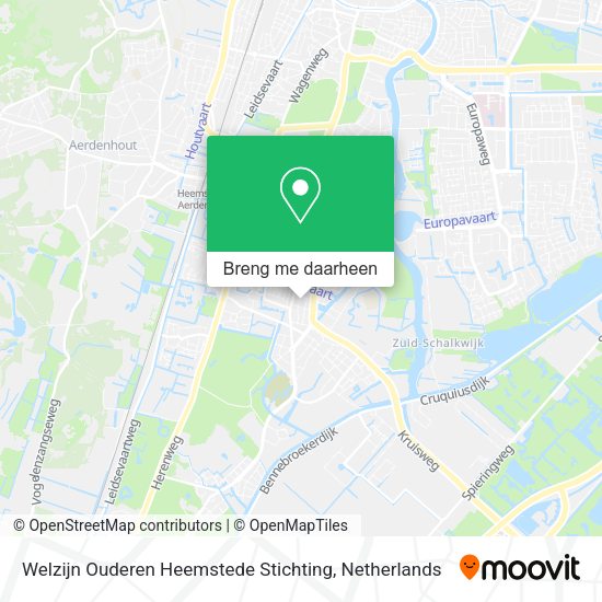 Welzijn Ouderen Heemstede Stichting kaart