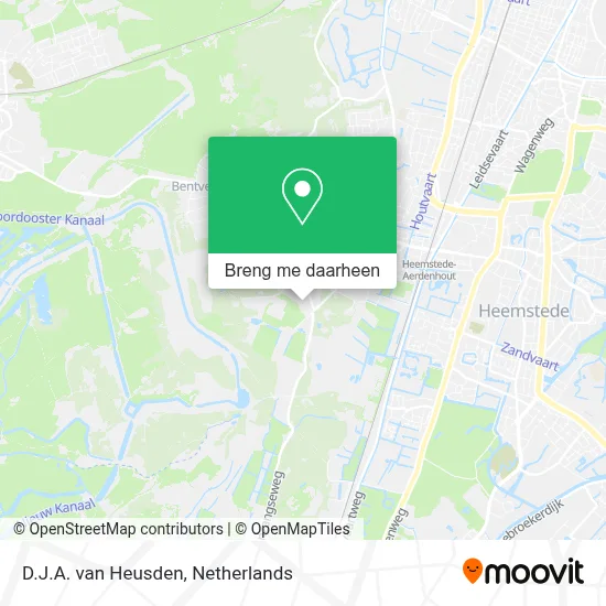 D.J.A. van Heusden kaart