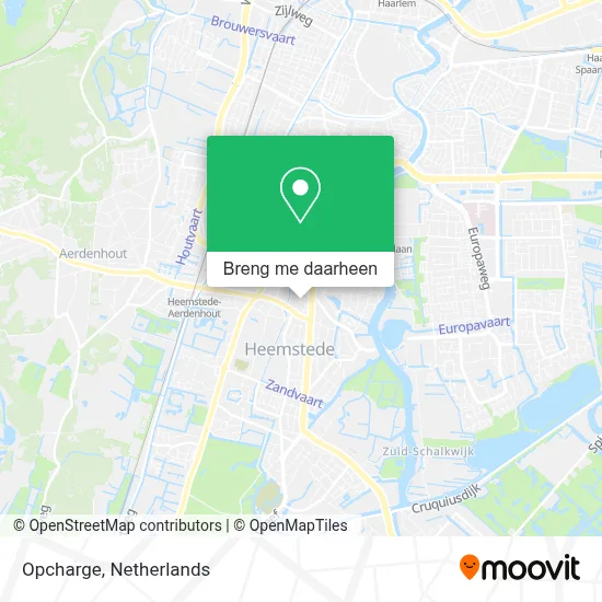 Opcharge kaart
