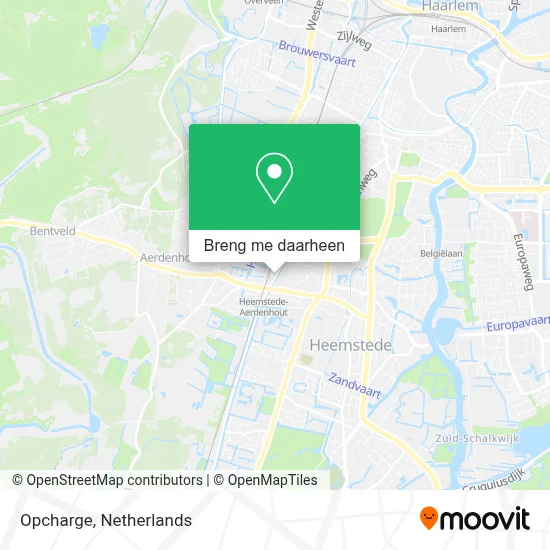 Opcharge kaart