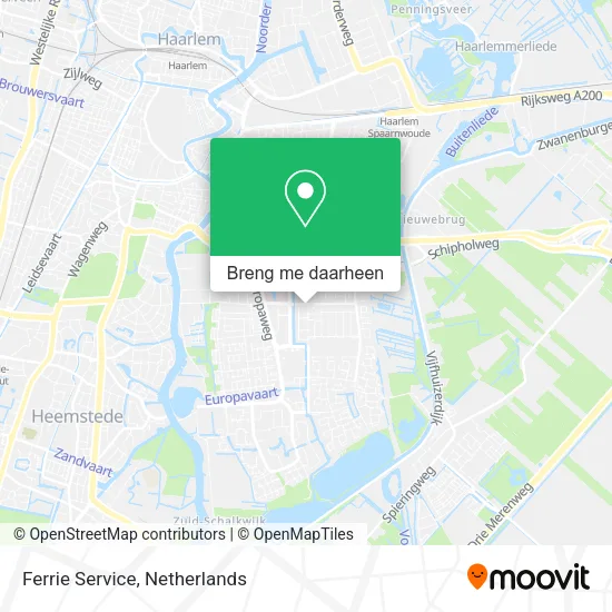 Ferrie Service kaart