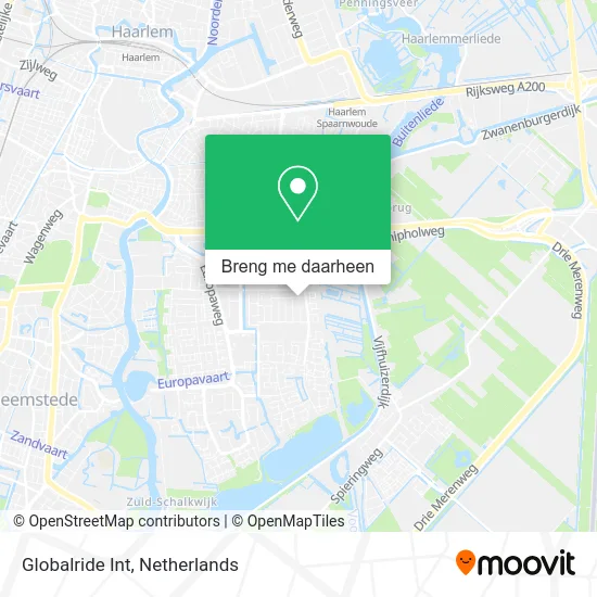 Globalride Int kaart