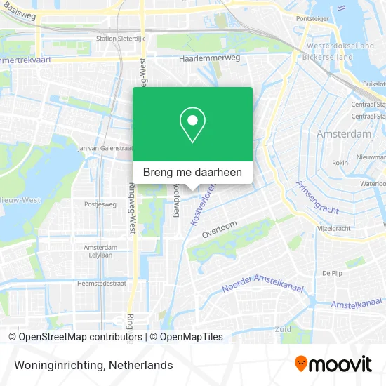 Woninginrichting kaart