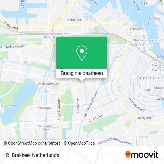 R. Brakkee kaart