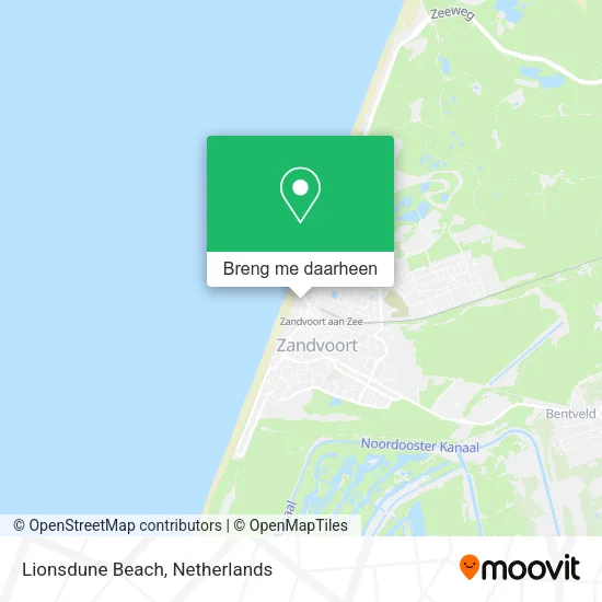 Lionsdune Beach kaart