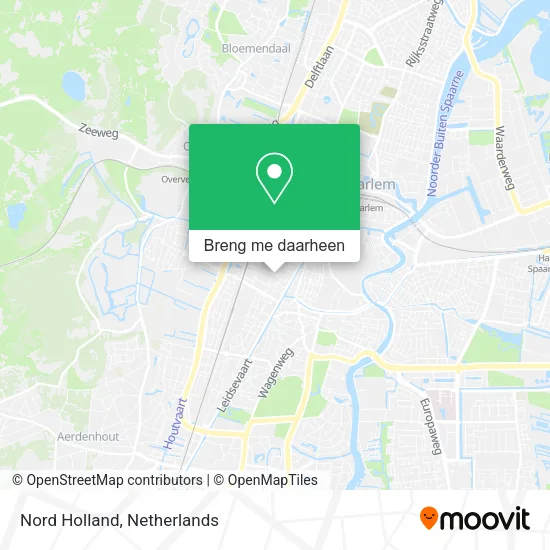 Nord Holland kaart